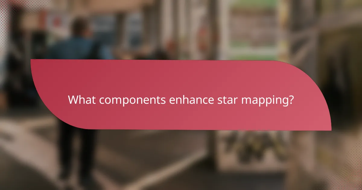 What components enhance star mapping?